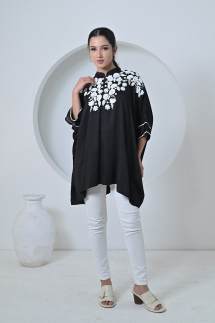 Albaster Petal Kaftan Top