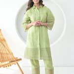 Pearl Petal Jaali Tunic Set