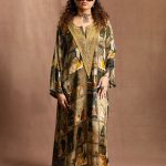 Multicolor Moghul Miniature Kaftan