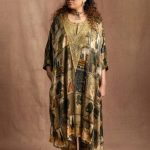 Round Neck Moghul Miniature Tunic Set