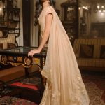 Golden Aura Drape Saree