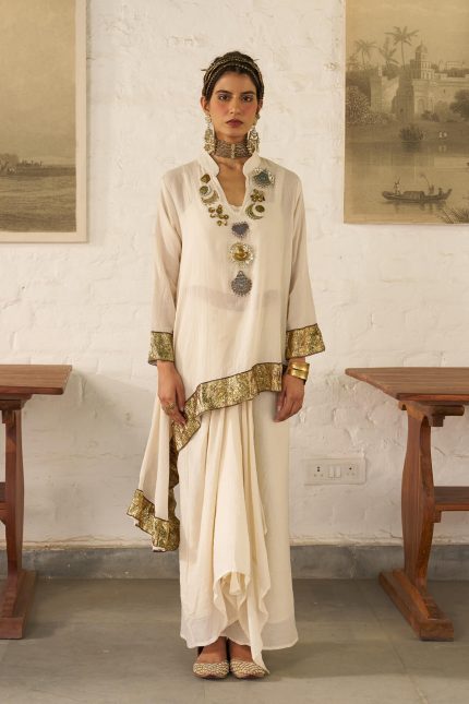 Asymmetric Kali Tunic Set