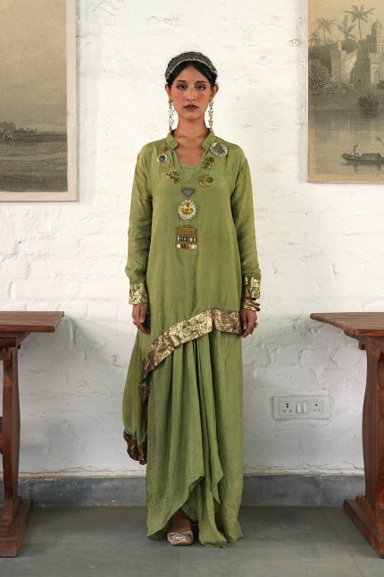 Asymmetric Kali Tunic Set