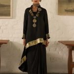 Silver Oxidised Placket Shirt Set