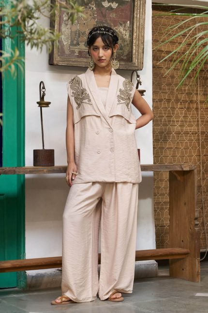 Corded Blazer Set