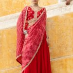 Bandhni Lehenga Saree Set