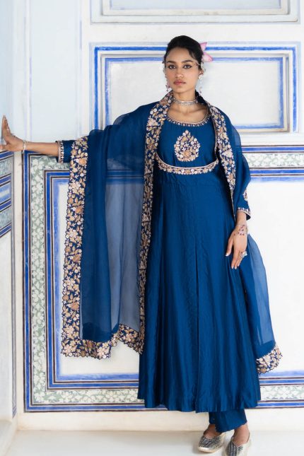 Floral Mughal Anarkali Set