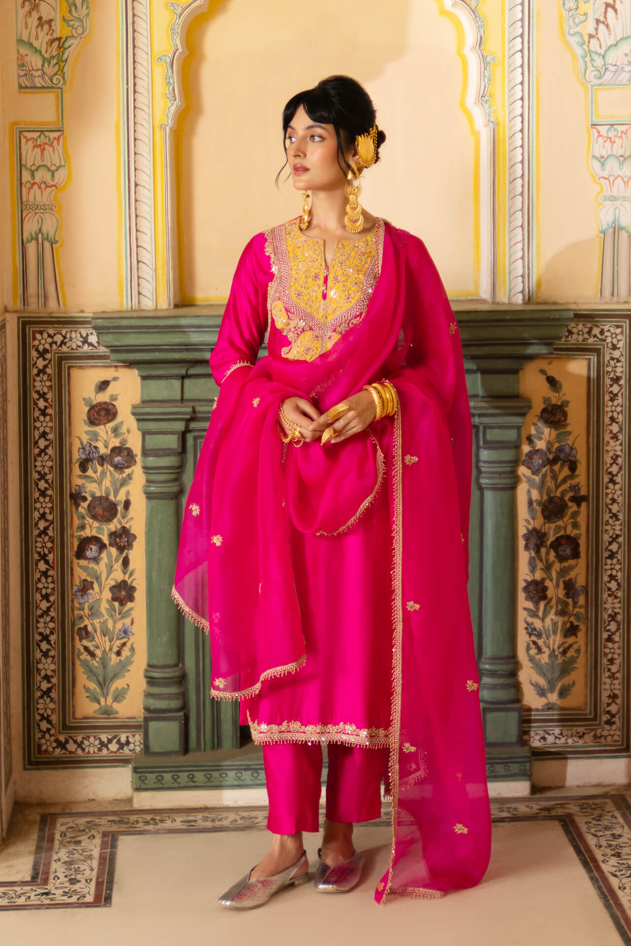 Rani Pink Paisley Suit Set