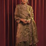 Sage Green Raina Tissue Sharara Set