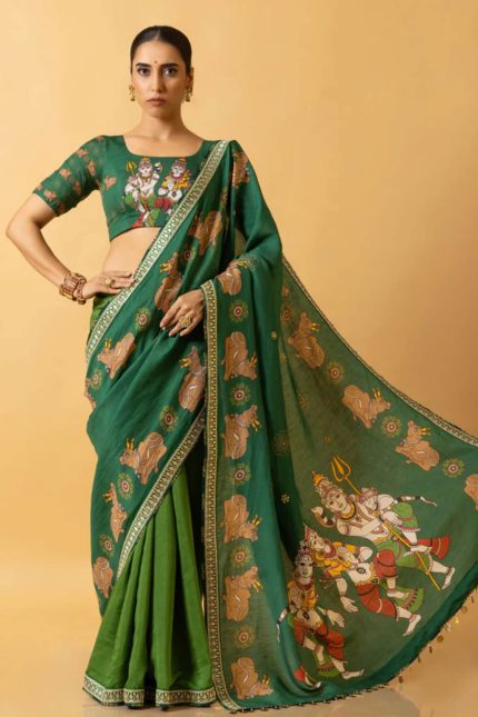 Lasya Shiv-Parvati Saree