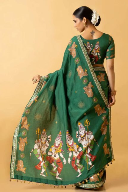 Lasya Shiv-Parvati Saree