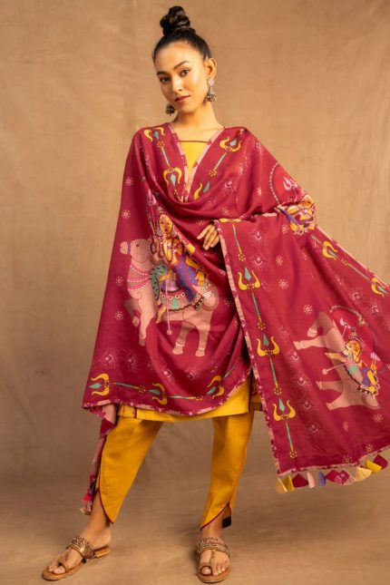 Trishula Mustard Suit Set