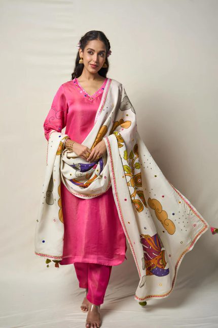 Meghdoot Pink Suit Set