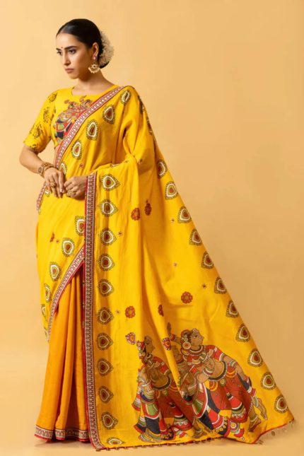 Ras Lila Radha-Krishna Saree