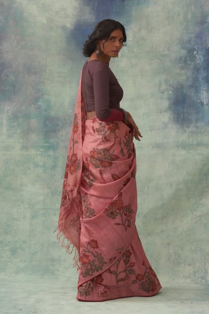 Garvita Pink Saree