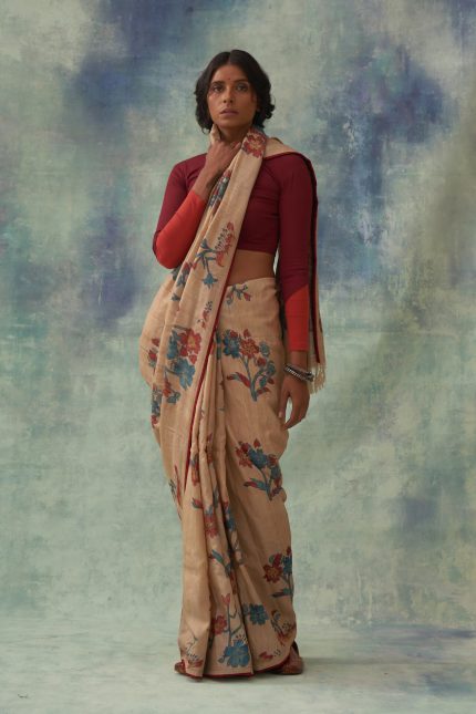 Manini Beige Saree