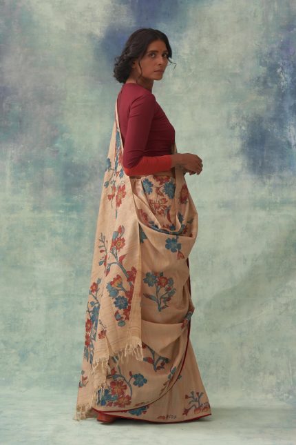 Manini Beige Saree
