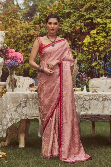 Florence Damask Pink Saree