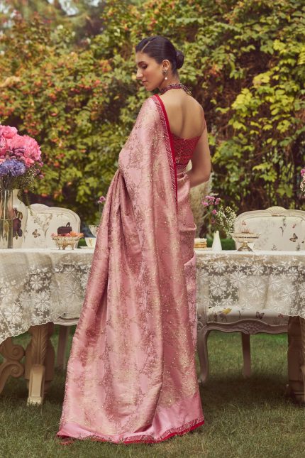 Florence Damask Pink Saree