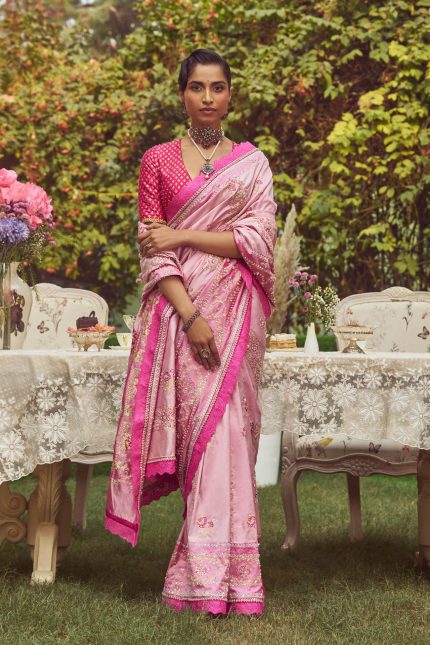 Scarlet O Hara Pink Saree
