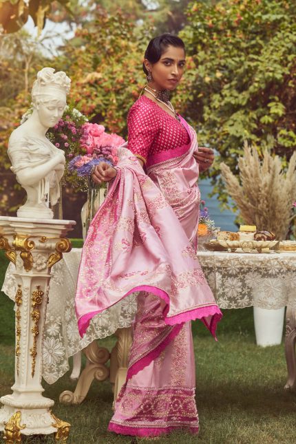 Scarlet O Hara Pink Saree