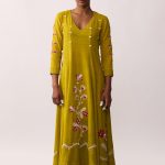 Aruna Lime Green Dress