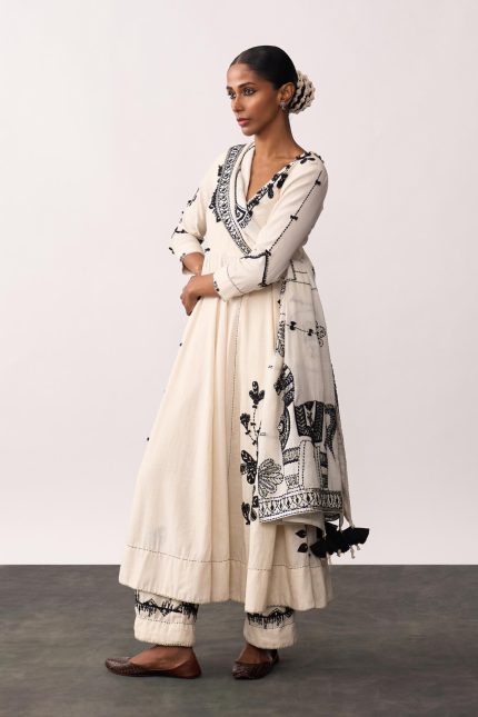 Kalpana V Neck Suit Set