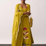 Sucheta Lime Green Suit Set