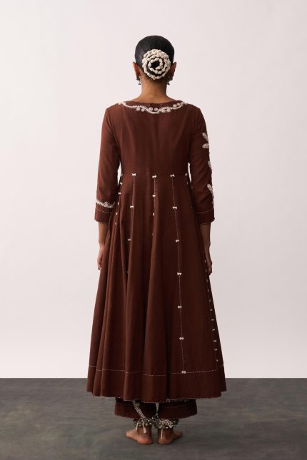 Hazrat Double Yoke Anarkali Set