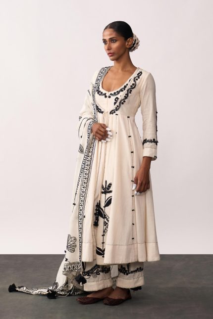 Hazrat Front Gather Anarkali Set