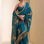 Guldaan Kalamkari Saree Set