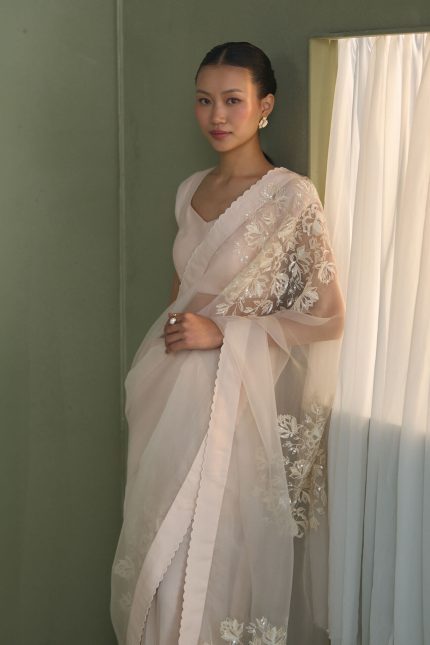 Shadow Bloom Saree