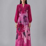 Vela Gathered Midi Dress