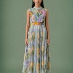 Ikat Pleated Dress