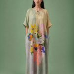 Ikat Kaftan Dress