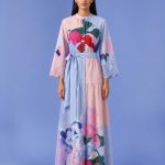 Ikat Cutwork Long Dress