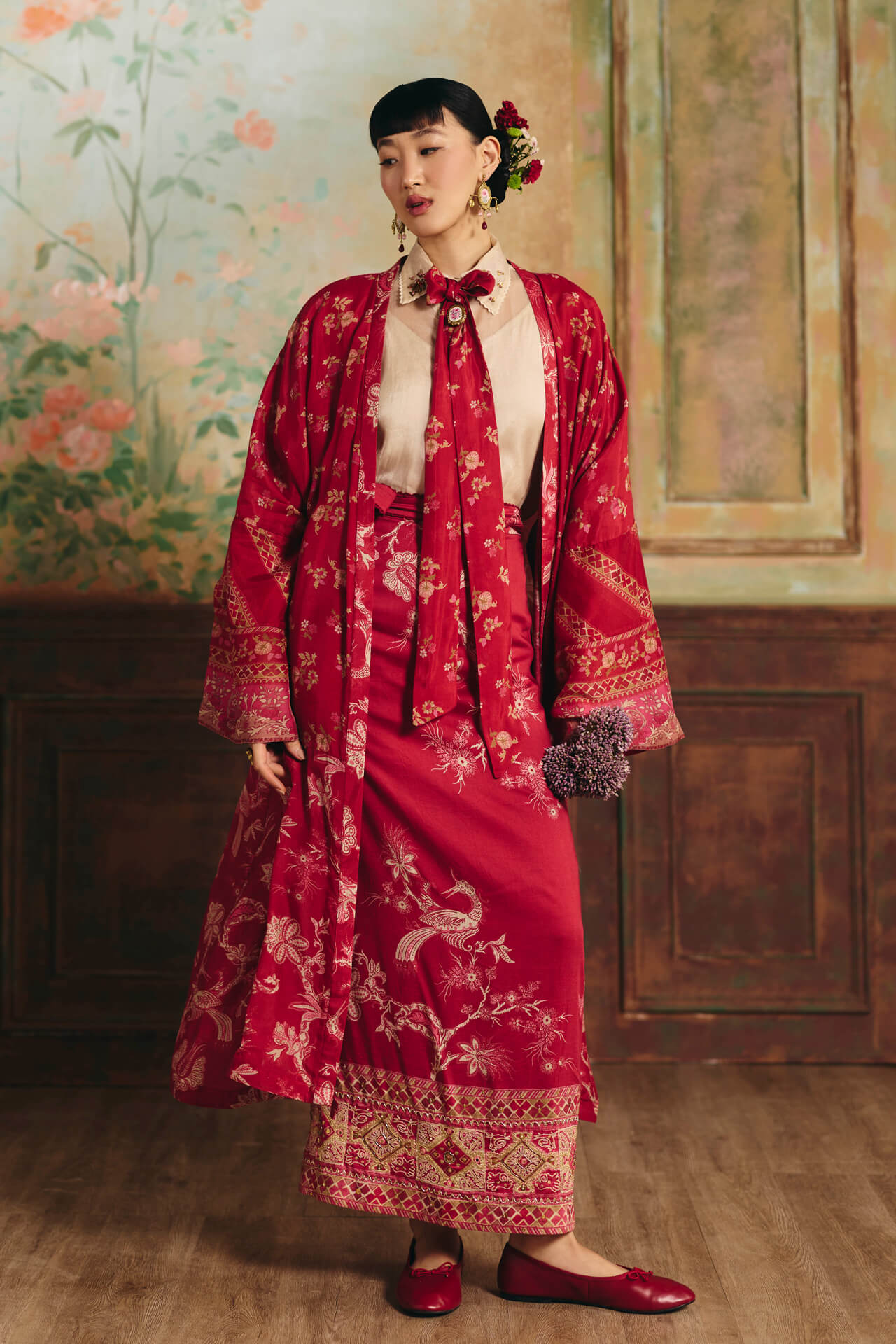 BWS00356-4204_01 Roselle skirt set - Image 1