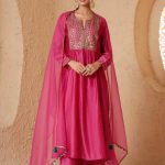 Pink Frockstyle Kurta Set