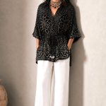 Shirt Kimono Bandhej - Black