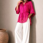 Shirt Kimono Bandhej – Pink