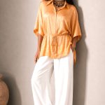 Shirt Kimono Bandhej – Peach