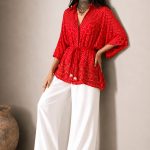 Shirt Kimono Bandhej – Red
