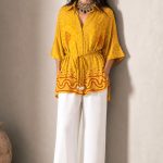 Shirt Kimono Bandhej – Yellow