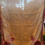 Beige Tissue Organza Dupatta