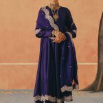 Purple Jhoom Anarkali Set