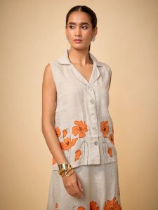 Summer, stitched in small stories, where linen meets a playful…