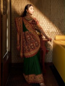 Every bride carries a dream. She carried centuries of craftsmanship…