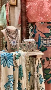 A garden, drawn onto cloth. Kalamkari has always been a…