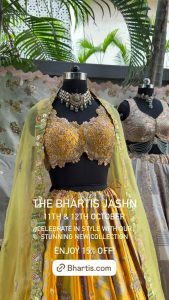 ENJOY 15% OFF! THE BHARTIS JASHN 11TH & 12TH OCTOBER…